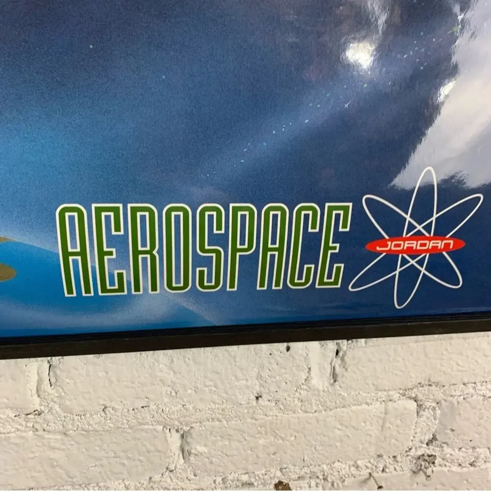 1993 Aerospace Jordan Nike Looney Tunes Poster Laminated